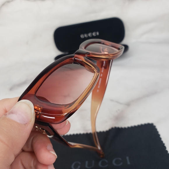 Gucci Brown Sunglasses - Picture 4 of 5